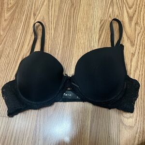 Black Lace Bra
